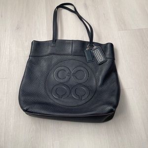Navy Coach Bag